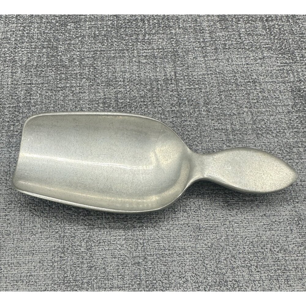 Vintage Pewter Scoop  Stieff Williamsburg 4 ¾” Apothecary Ice Tea Sugar Caddy